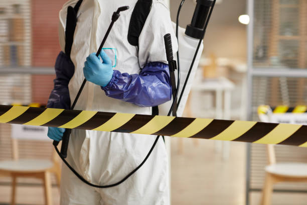 Professional Blood Cleanup technician working in Monroeville, NJ
